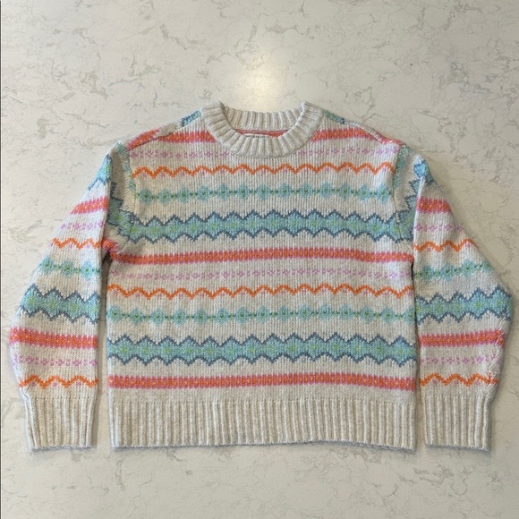 AE Oversized Fair Isle Crewneck Sweater - Picture 9 of 15